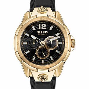 🔥New Versace Versus Black Two-Tone Men's Watch